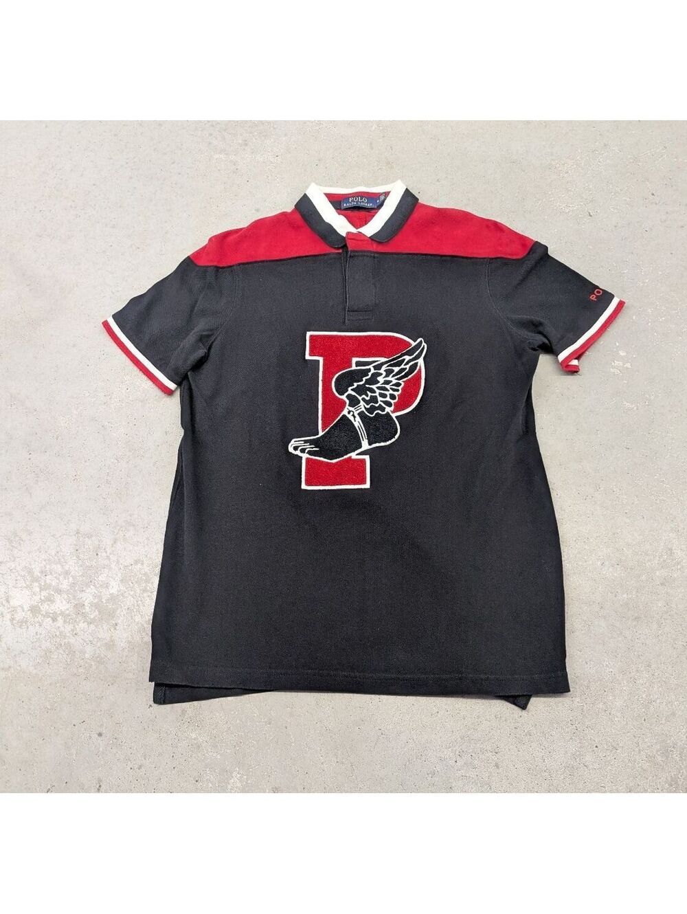 Polo Ralph Lauren P-Wing Black and Red Polo Shirt